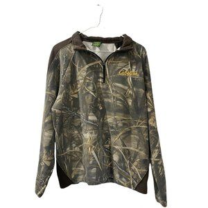 Cabela's Camo Pullover Sweater size large